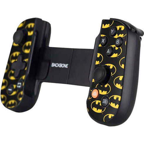 DC Comics Batman Logo Pattern Backbone One for iPhone Game Controller Skin
